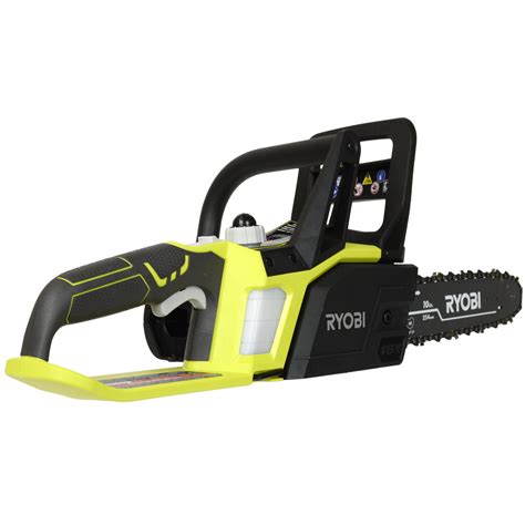 Ryobi 18 volt chainsaw - Tool-less chain tensioning for quick and easy chain adjustments. The RYOBI 18V ONE+ 12” brushless chainsaw can cut branches up to 250mm thick – great for preparing firewood and pruning branches. Its advanced brushless motor boosts efficiency, allowing you to make more cuts in less time. Tool-less chain tensioning and automatic chain oiling ...